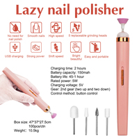 Kit professionnel de manucure et pédicure, perceuse à ongles sans fil, lime à ongles électrique