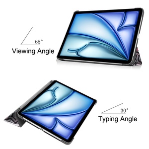 Funda inteligente de cuero con impresión UV personalizada para iPad Air de 13 pulgadas, funda rígida con soporte triple para iPad Pro de 12,9 pulgadas <span class=keywords><strong>2022</strong></span> 2021 - Product Image 3