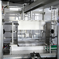 Ensacheuse de cartons à chargement latéral entièrement automatique, érecteur de cartons RSC/HSC, scellage par ruban adhésif thermofusible, pompe motorisée, multifonctionnelle