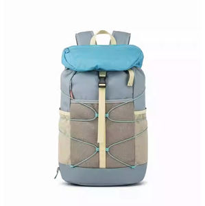 Sac à dos de sport de gros, imperméable, léger, grande capacité, à blocs de couleur, avec fermeture éclair, pour le badminton, le tennis, la randonnée, le camping, les activités de plein air - Product Image 5