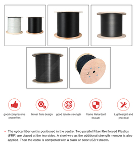 <span class=keywords><strong>Cable</strong></span> de <span class=keywords><strong>Fibra</strong></span> Óptica <span class=keywords><strong>Multimodo</strong></span> de 2 Núcleos para FTTH - Product Image 3