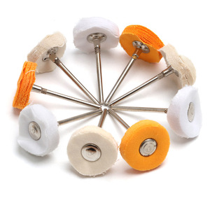Discos de pulido de tela de algodón suave no abrasiva para herramientas de amolado con amoladora de troqueles - Product Image 1