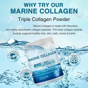 Poudre de peptides de collagène marin OEM d'approvisionnement avec de la poudre de collagène marin de vitamine C de probiotiques d'acide hyaluronique - Product Image 6