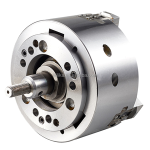 Máquina de torno <span class=keywords><strong>CNC</strong></span> tipo eje de mandril de potencia hidráulica sólida flotante de empuje directo Radial de 6 pulgadas de 3 mordazas del fabricante LEILIKA - Product Image 4