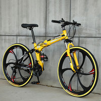 Prix de gros Jante en alliage d'aluminium Cadre en acier 21 vitesses Bicicleta 26 27.5 29 pouces Vélo VTT Vélo adulte Vélo pliant pour hommes
