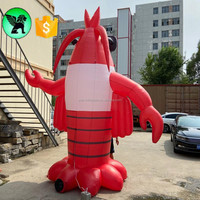 Homard gonflable de publicité de vacances personnalisé de 10 pieds de haut, homard gonflable pour événement géant à vendre A6606