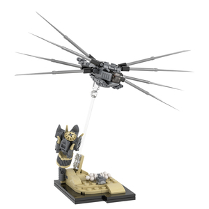 MOC1463 Films populaires TV Mini <span class=keywords><strong>Dune</strong></span> Ornithopter Modè<span class=keywords><strong>le</strong></span> Mini Diy Building Block Sets Educational Anime Toys Kids - Product Image 2