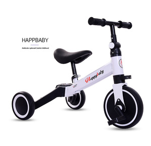 <span class=keywords><strong>Tricycle</strong></span> pour enfants personnalisé pour le commerce extérieur, pour garçons et filles, draisienne évolutive 3-en-1 multifonctionnelle pliable en métal, pour les 2-4 ans - Product Image 3