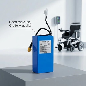 Batterie Li-ion rechargeable ternaire OEM 18650 21700 36V 5.2Ah 6Ah 7Ah, plus de 1000 cycles, conforme UN38.3 MSDS, pour fauteuil roulant - Product Image 3