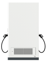 Chargeur de véhicule électrique combiné à un système photovoltaïque 261 kWh 125 kW, pistolets de charge CCS, station de recharge de voitures hors réseau, économique