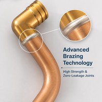 Raccord de tuyauterie en acier inoxydable sur mesure de qualité supérieure, coude brasé usiné CNC pour la maintenance des compresseurs de refroidisseurs industriels