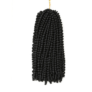 Cheveux exotiques africains Sharopul Spring Twist, longueur 12 pouces, 100 grammes, boucles rebondissantes, ligne de cheveux naturelle, densité 100%, pour <span class=keywords><strong>tresses</strong></span> Yanky Twist - Product Image 6