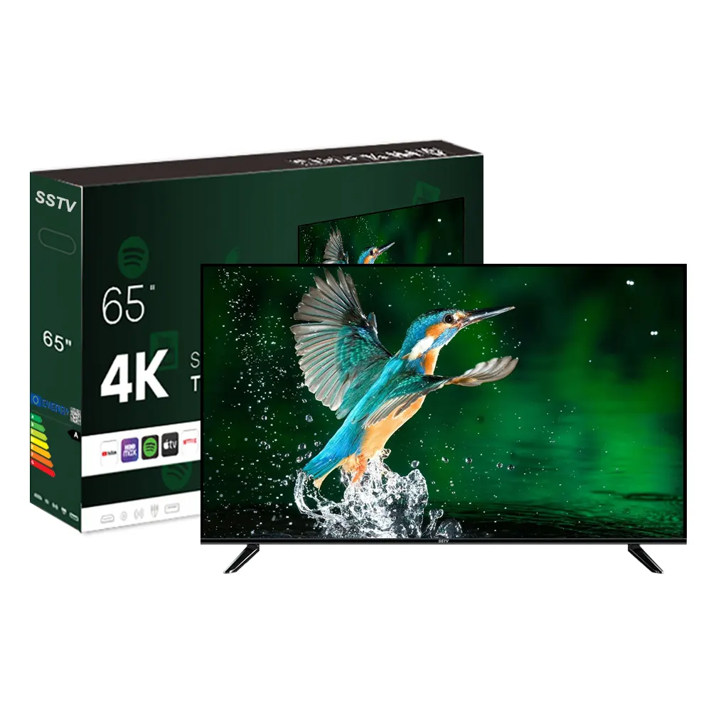 Smart Tv 4K HDR, pantalla grande LED de 65 pulgadas, UHD, Android