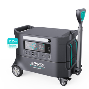 Sorein A2 Apilable 2000 Watts On Grid Estación de energía solar Portátil 2000 W Power Solar Inversor Generador Portátil para acampar - Product Image 1
