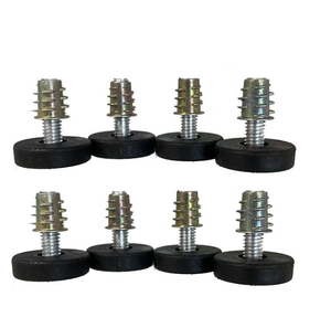 Patas Niveladoras para Muebles de Plástico, Goma y Acero Inoxidable, Duraderas, M6*45mm 47mm, Disponibles en Stock, Personalización Disponible - Product Image 4