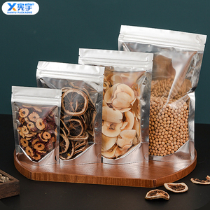 Bolsa de Mylar Transparente con Logotipo Personalizado, de Aluminio, con Cierre Hermético, a Prueba de Olores, <span class=keywords><strong>para</strong></span> Galletas, Bocadillos y Alimento <span class=keywords><strong>para</strong></span> Mascotas - Product Image 4