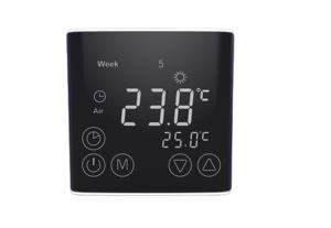 Termostato per Riscaldamento a Pavimento, Flessibile per Appartamenti, Grande Schermo LCD Touch, Abilitato WiFi, Regolabile per Aria Condizionata Centralizzata - Product Image 3