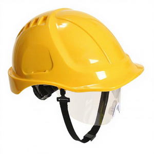 Casque de sécurité WELTA personnalisé avec logo, coque en HDPE, type cercle, à fentes, suspension à 6 points à cliquet, conforme CE EN397 ANSI Z89.1, pour l'industrie - Product Image 1