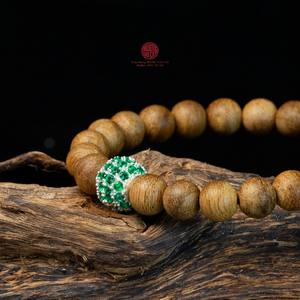 สร้อยข้อมือไม้กฤษณาสำหรับเด็ก, ลูกปัดไม้กฤษณาธรรมชาติ, เครื่องประดับกลิ่นหอมอ่อนโยนทำมือ, เครื่องรางป้องกันเด็ก, ขายส่ง - Product Image 4