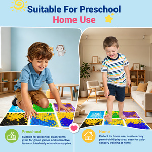 Dalles <span class=keywords><strong>de</strong></span> sol sensorielles liquides texturées, emboîtables, résistantes à l'usure, en PVC coloré pour aires <span class=keywords><strong>de</strong></span> <span class=keywords><strong>jeux</strong></span> intérieures et <span class=keywords><strong>jeux</strong></span> sensoriels pour <span class=keywords><strong>enfants</strong></span> - Product Image 1