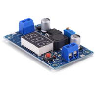 Rcnun — convertisseur de tension DC, régulateur avec affichage LED, voltmètre, 4.0 ~ 40 à 1.3-37V, adaptateur Buck, alimentation réglable