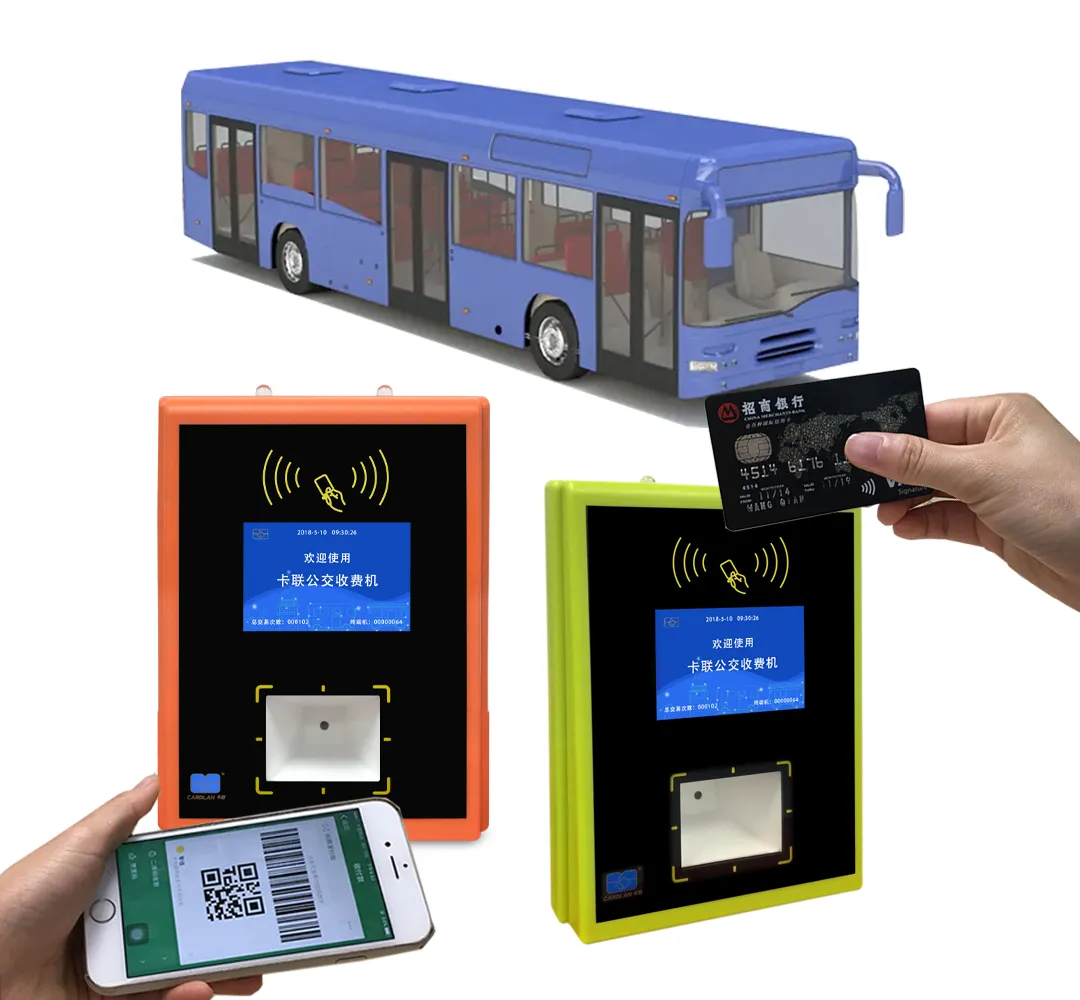 Outdoor Ethernet Card reader with Color screen, NFC reader and QR code scanner