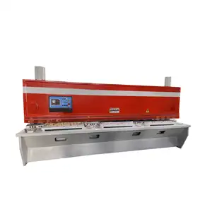 QC12K hydraulic mechanical sheet metal shearing machine, metal guillotine shear, cnc shearing machine