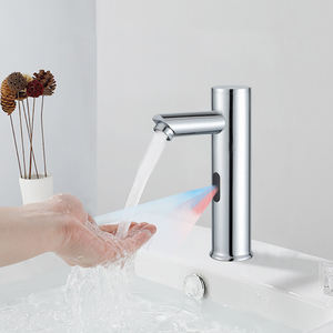 Oilet-<span class=keywords><strong>grifo</strong></span> de inducción de agua infrarrojo cromado para baño, adaptador de <span class=keywords><strong>sensor</strong></span> automático, Kran - Product Image 2