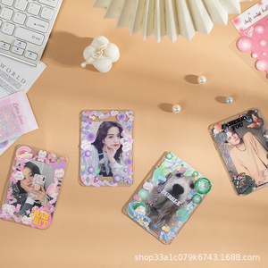 Porte-cartes photo DIY Xinghuaxuan, étui rigide transparent de 4 pouces pour cartes d'idols et photos Polaroid - Product Image 5