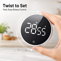 OEM Magnetischer Digitaler Timer mit Großem LED-Display, Lautem Alarm und Countdown-Funktion für Küche, Kochen, Studium und Klassenzimmer