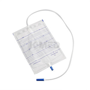 Sac à urine jetable en PVC de qualité médicale, <span class=keywords><strong>anti</strong></span>-<span class=keywords><strong>reflux</strong></span>, pour le soin quotidien des patients - Product Image 2