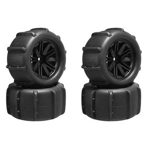 4 Piezas de Neumáticos para Coche <span class=keywords><strong>RC</strong></span>, Neumáticos <span class=keywords><strong>RC</strong></span>, Ruedas de Playa, Aptas para Acoplador de 12 mm, Vehículo de Control Remoto Proporcional 1/14 1/16 1/18 - Product Image 3