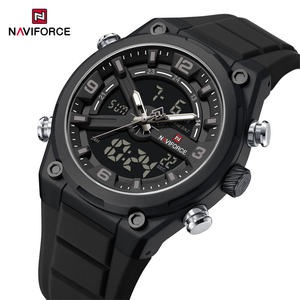 นาฬิกา NAVIFORCE 9265 แฟชั่นผู้ชาย นาฬิกาควอตซ์อิเล็กทรอนิกส์ จอแสดงผลคู่ ปฏิทิน เรืองแสง สปอร์ต ลำลอง นาฬิกาดิจิตอลสำหรับผู้ชาย - Product Image 6