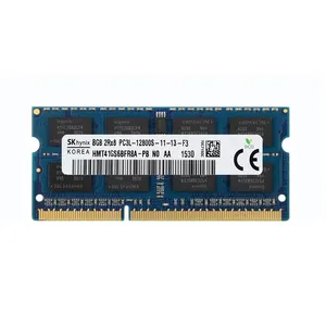 Laptop memoria ram ddr3 2gb 4gb 8gb no ecc 1333mhz 1600mhz laptop ram chip originale pc3 10600S 12800S 204PIN 1.35V 1.5V