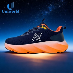 Uniworld Vietnam OEM - Paniers Homme |   Chaussures de course en tricot pour hommes, baskets athlétiques respirantes pour le jogging et le quotidien - Product Image 1