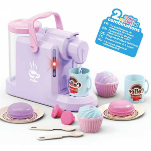 Ensemble de jeu de cuisine Yuglow, jeu de pique-nique en plastique, jouet à thé et pâtisserie avec tasse à changement de couleur sensible à la température et <span class=keywords><strong>table</strong></span> de nettoyage - Product Image 2