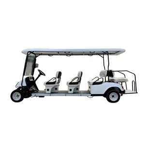 Hot China Golf Cart 6+2 Luxury Golf Cart Golf Cart Electric 6 Seats