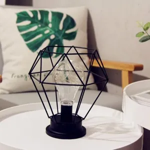 Бестселлер, современная светодиодная декоративная настольная лампа по индивидуальному дизайну с кованым железом специальной формы, ночник для гостиной, вечеринки