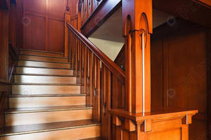 Prima บันไดไม้โอ๊คสีแดง baluster & เสา handrail บันไดบันไดบันได Raiser <span class=keywords><strong>newel</strong></span> โพสต์จมูกบันได - Product Image 2