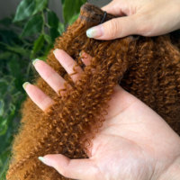 Extensions de cheveux synthétiques doux, 6 paquets, 22 pouces, couleur 30, cheveux à tresser ombrés, vente en gros, fourniture d'usine