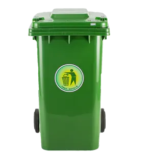 Tapa de repuesto ecológica de gran tamaño, contenedor de basura de plástico hdpe, 240 litros, precio