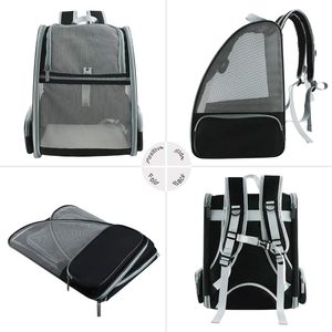 Borsa a Tracolla Pieghevole con Logo Personalizzato per Cani e Gatti, Zaino per Animali Domestici con Funzione di Trasporto - Product Image 3
