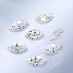 Berlian Potongan Marquise Mewah 0.05-0.3ct HPHT Berlian Buatan Laboratorium - Product Image 1