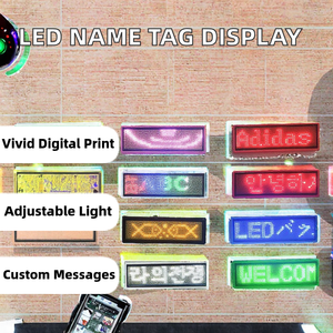 ป้ายไฟ LED ดิจิตอลแบบตั้งโปรแกรมได้ ขนาดเล็ก ใช้งานได้ 1 ปี สำหรับงานปาร์ตี้ การประชุม โรงแรม ป้ายชื่อเรืองแสง ลิฟต์ สนามบิน - Product Image 4