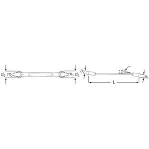 Stahlwille ประแจแหวนเปิด41081011เมตริกวงแหวนเปิดมุม4018754021901ประแจวงแหวน - Product Image 2