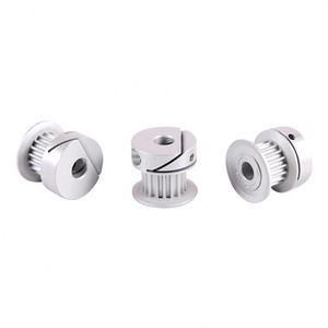 Polea de sincronización EBM 20T GT2 de aluminio con orificio personalizado de 10 mm y buje de sujeción OEM para uso en impresión 3D - Product Image 1