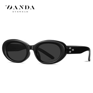 Danda Cat Eye Sunglasses S23101 Polarized UV400 Women Fashion Travel Sun Protection <b>Grey</b> <b>Frame</b> TAC Lens - Product Image 5
