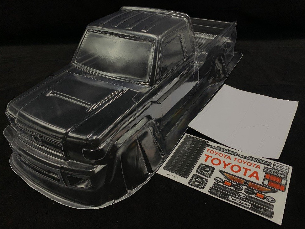 1/10 RCロッククローラー313mmホイールベースクリアピックアップ