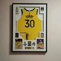 Cadre d'affichage en jersey avec protection UV 98% acrylique et cintre pour affichage de maillots de football de basket-ball de baseball
