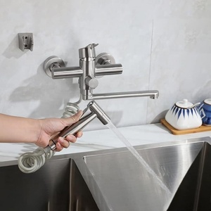 <span class=keywords><strong>Rubinetto</strong></span> <span class=keywords><strong>da</strong></span> Bagno Termostatico Freestanding all'Ingrosso, in Acciaio Inox 304, Risparmio Idrico, Anti-scottatura, Certificato EN1111 & CE, 5 Anni di Garanzia, per Casa e Bagno - Product Image 1